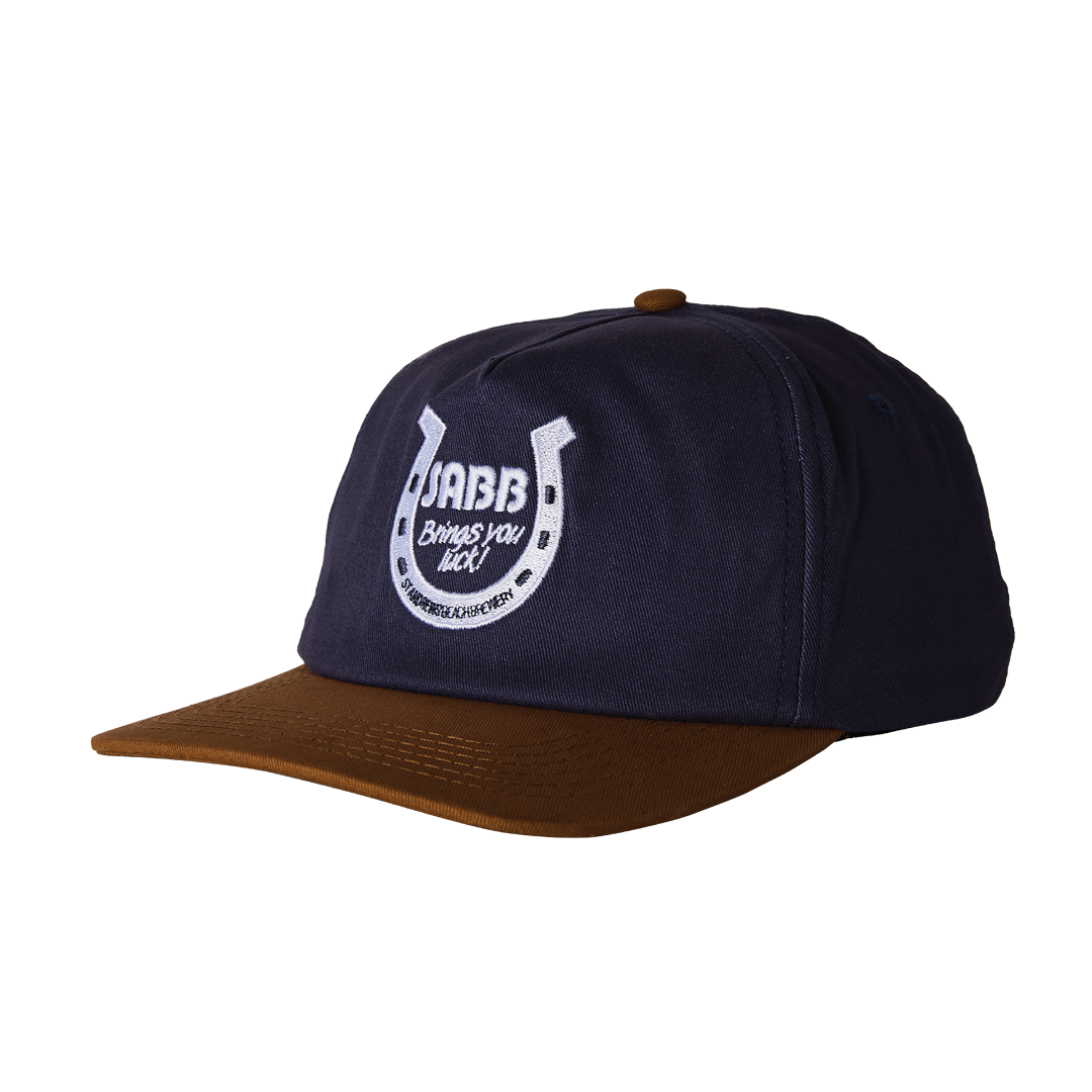 Brings You Luck Cap - Navy/Tan